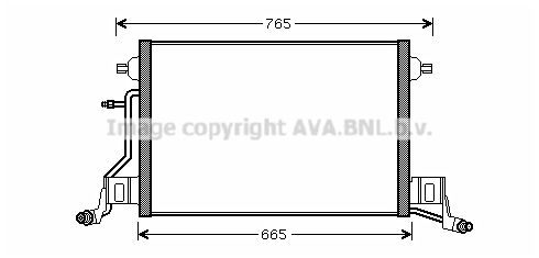 AVA QUALITY COOLING Конденсатор, кондиционер AI5264